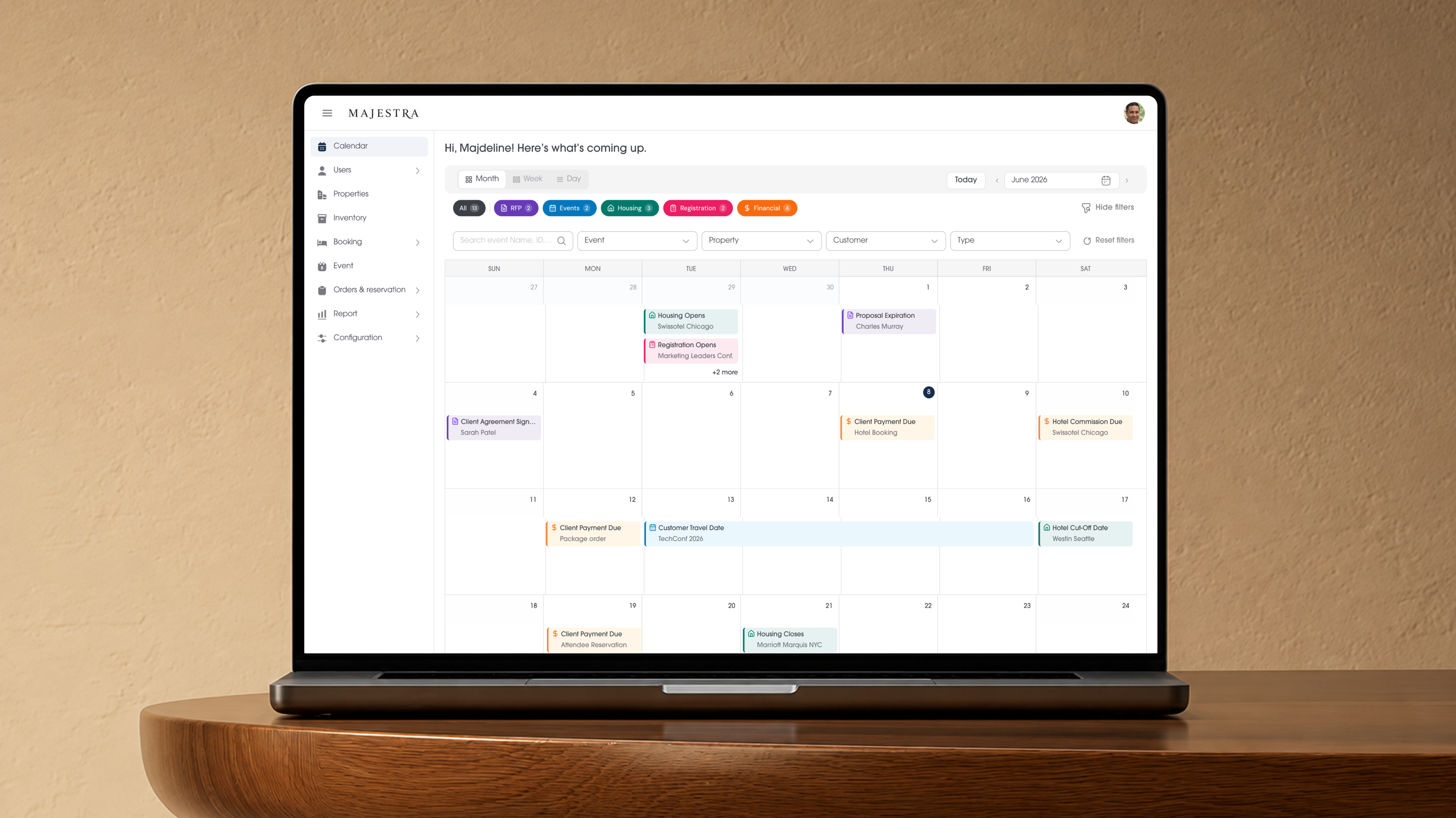 Majestra: An Event Booking & Housing Platform