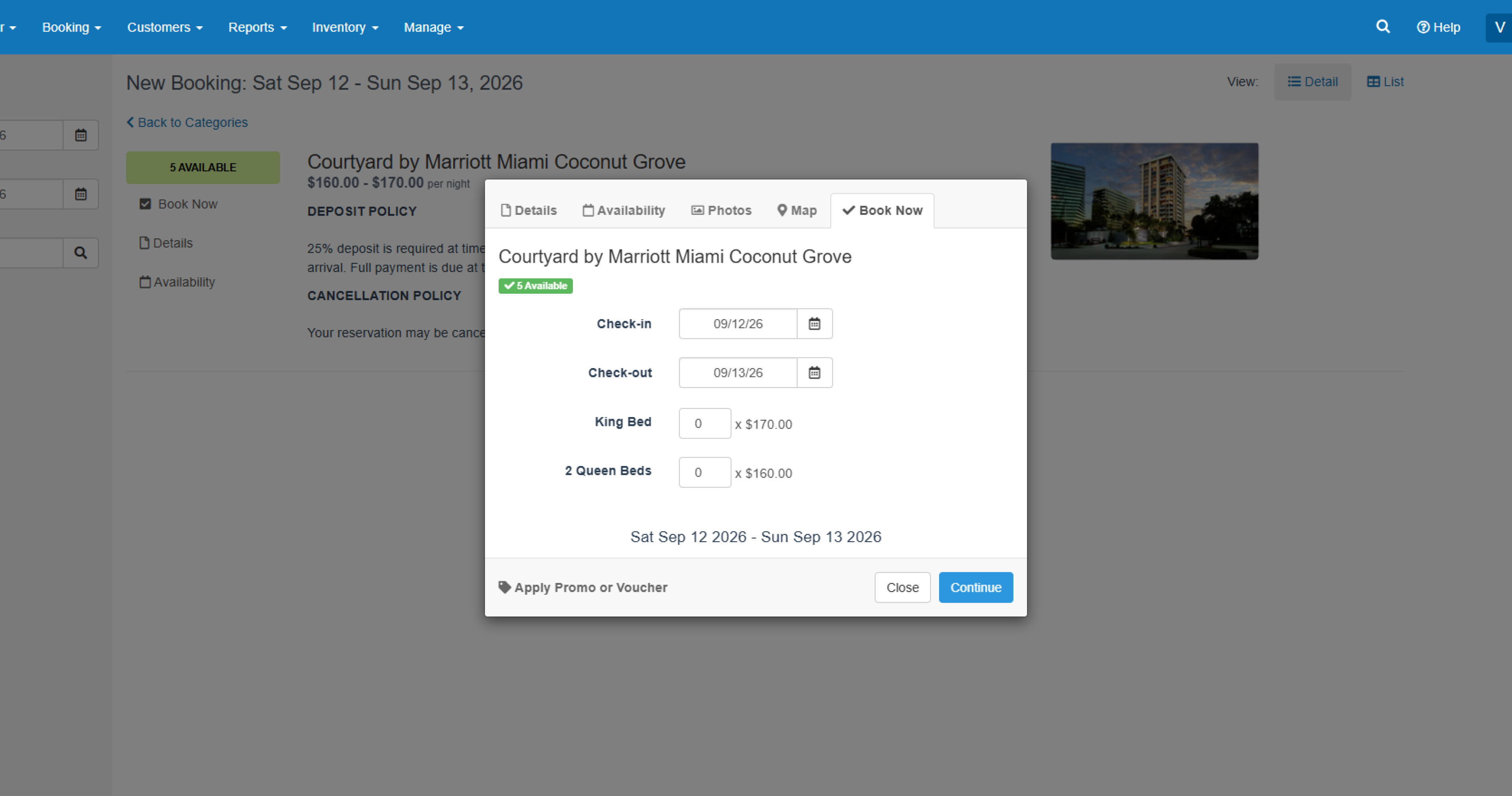 old systemCheckfront booking flow